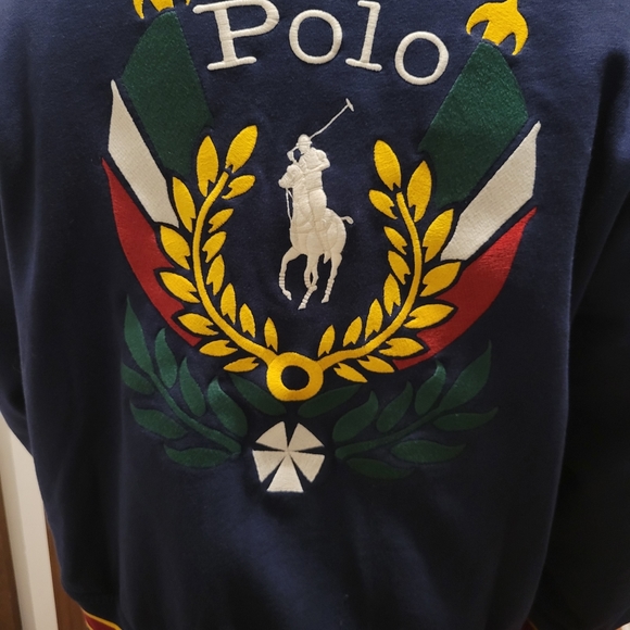 Polo ralph lauren Uni Crest Men baseball Jacket NWT - Picture 5 of 8